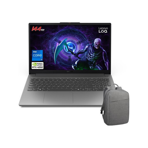 Loq Intel Core I7-12650HX 8gb 512GB SSD RTX4050 (65W) Freedos 15.6 Fhd 83LK002VTR8512C Taşınabilir Bilgisayar + Çanta