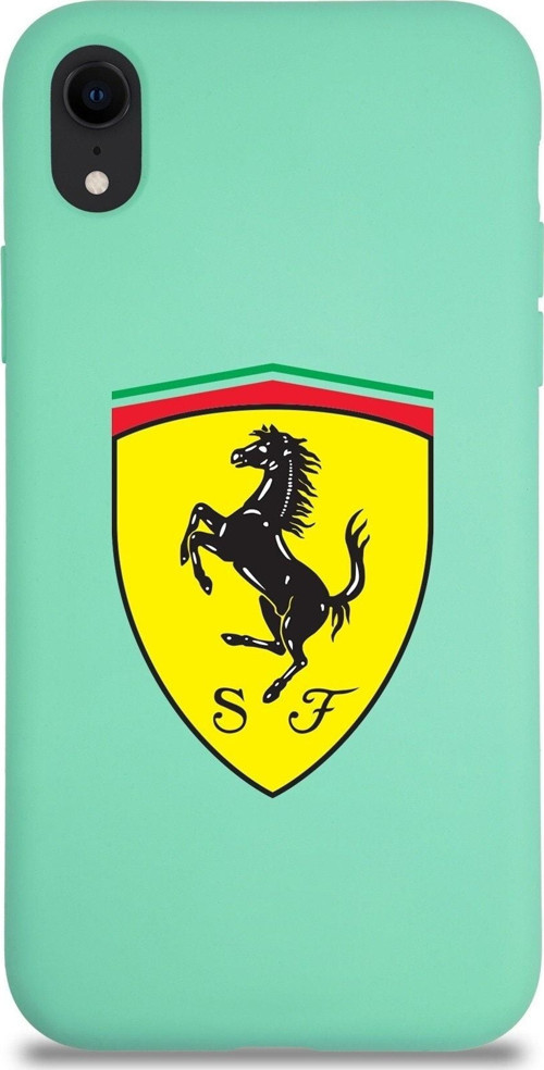 Iphone Xr Uyumlu Lansman Kılıf Ferrari Tasarımlı Altı Kapalı Içi Kadife Kaplı Kapak