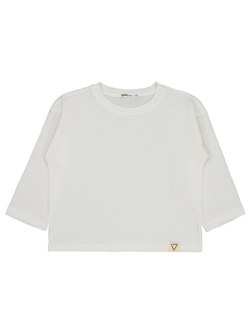 Basic 2-5 Yaş Sweatshirt - Ekru3-4 Yaş