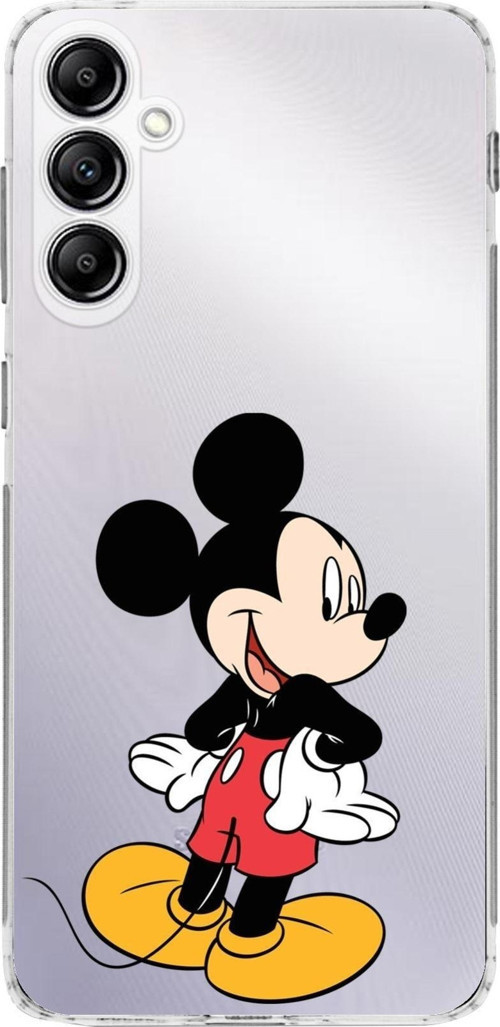 Samsung Galaxy A24 Kamera Korumalı Kapak Mickey Mouse Tasarımlı Şeffaf Kılıf