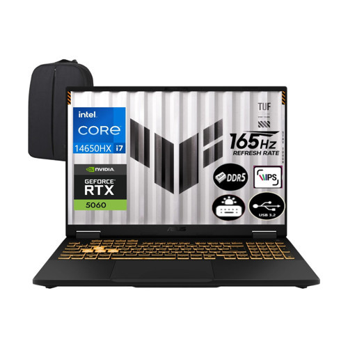 Tuf Gaming F16 FX608JMR-RV024-EP7 Intel Core I7-14650HX 64 GB Ram 512 GB SSD RTX5060 115W 16 Inç Fhd 165Hz IPS Windows 1
