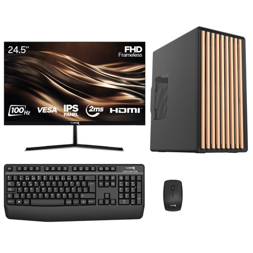 Tx7784 i7 6700 16GB DDR4 1TB NVMe SSD 24.5 inç FHD 100Hz Monitör Masaüstü Ofis Hazır Sistem