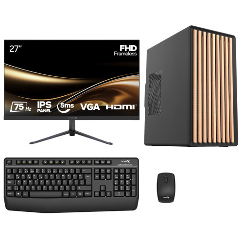 Tx7993 i5 12400 16GB DDR4 Ram 512GB M.2 NVMe SSD 27 inç Monitör Masaüstü Ofis Hazır Sistem