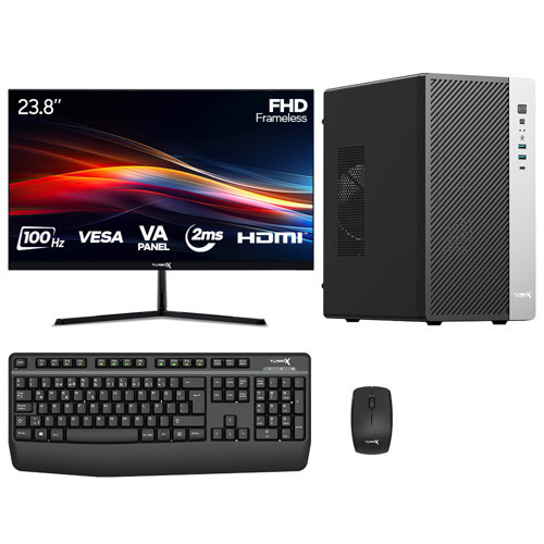 Tx6863 i7 9700 32GB DDR4 512GB NVMe SSD 23.8 inç Monitör Masaüstü Ofis Hazır Sistem