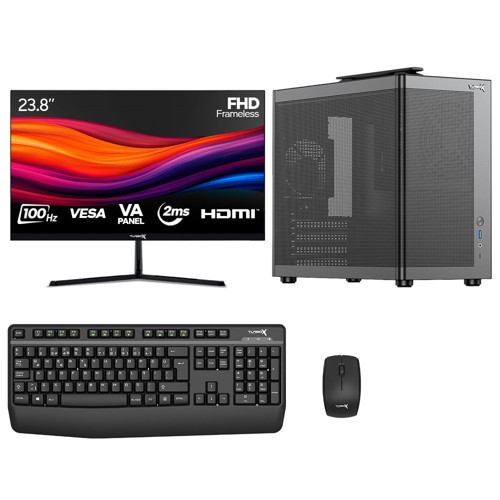 Tx7245 i5 8400 16GB DDR4 256GB M.2 NVMe SSD 23.8 inç Monitör Masaüstü Ofis Hazır Sistem