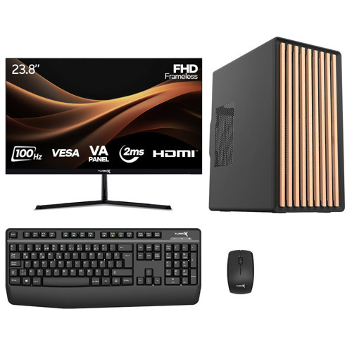 Tx8072 i7 13700 16GB DDR4 Ram 256GB M.2 NVMe SSD 23.8 inç Monitör Masaüstü Ofis Hazır Sistem