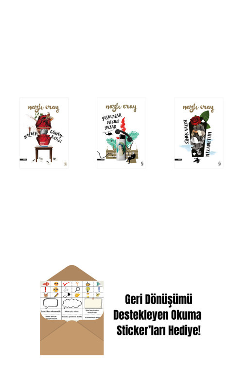 Everest Yayınları Kalbin Güneybatısı + Yıldızlar Mektup Yazar + Sinek Valesi Nizamettin + Okuma Sticker'Ları