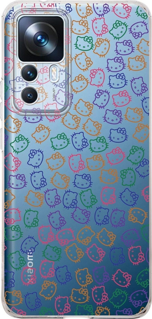 Xiaomi Mi 12T Kamera Korumalı Kapak Hello Kitty Tasarımlı Şeffaf Kılıf