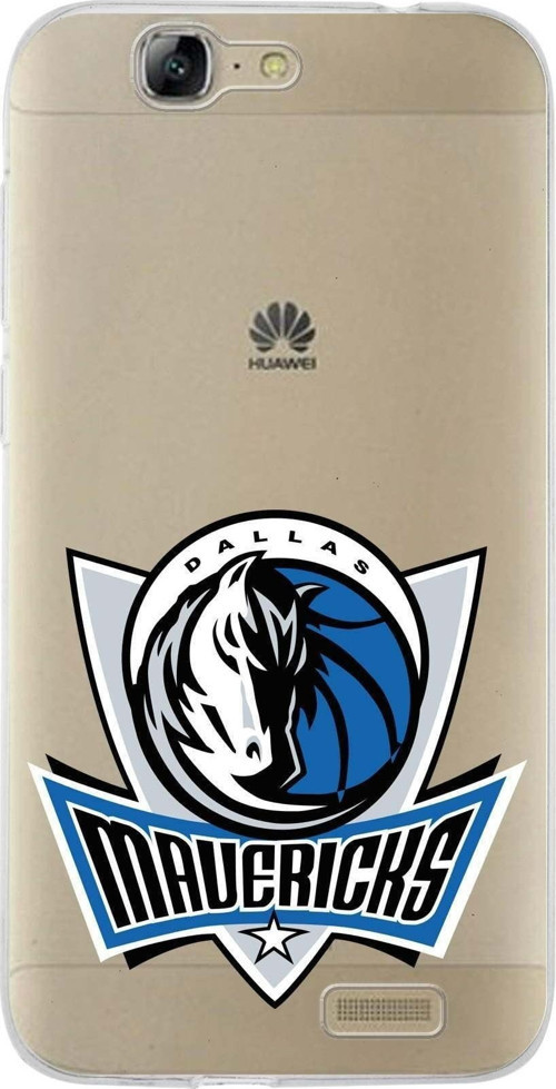 Huawei G7 Uyumlu Kapak Dallas Mawericks Tasarımlı Şeffaf Silikon Kılıf