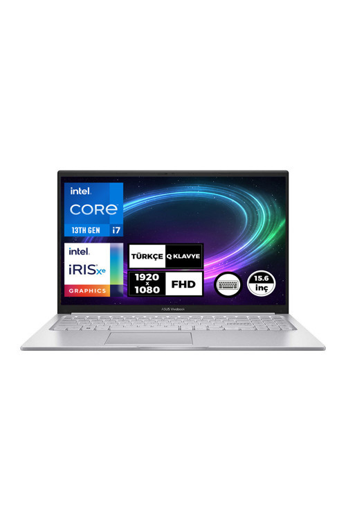 Vivobook 15 İ7-1355U 40Gb 4Tb Ssd 15.6" Fhd Freedos Taşınabilir Bilgisayar X1504Va-Nj412012