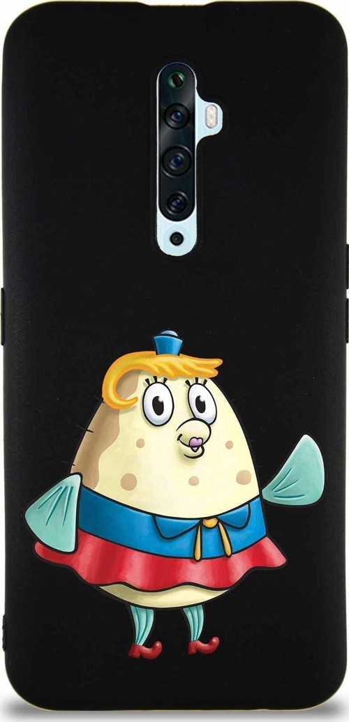 Oppo Reno 2Z Soft Premier Kapak Puff Tasarımlı Silikon Kılıf - Siyah
