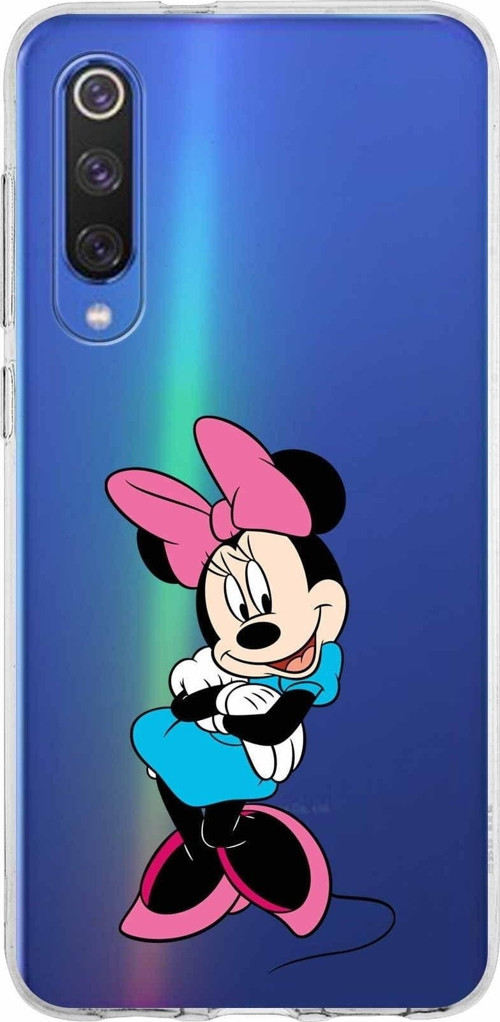 Xiaomi Mi 9 Se Uyumlu Kapak Minnie Mouse Tasarımlı Şeffaf Silikon Kılıf