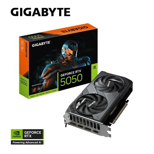GeForce RTX 5050 WINDFORCE OC GV-N5050WF2OC-8GD GDDR6 8GB 128Bit Gaming (Oyuncu) Ekran Kartı