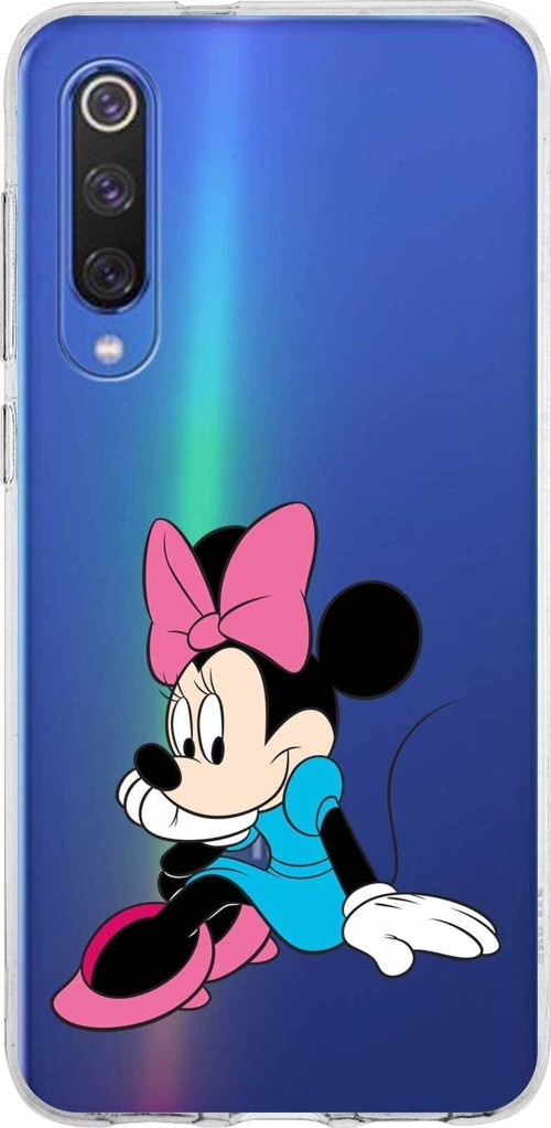 Xiaomi Mi 9 Se Uyumlu Kapak Minnie Mouse Tasarımlı Şeffaf Silikon Kılıf