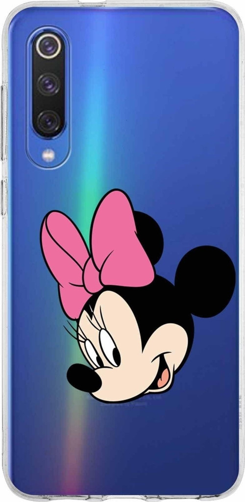 Xiaomi Mi 9 Se Uyumlu Kapak Minnie Mouse Tasarımlı Şeffaf Silikon Kılıf