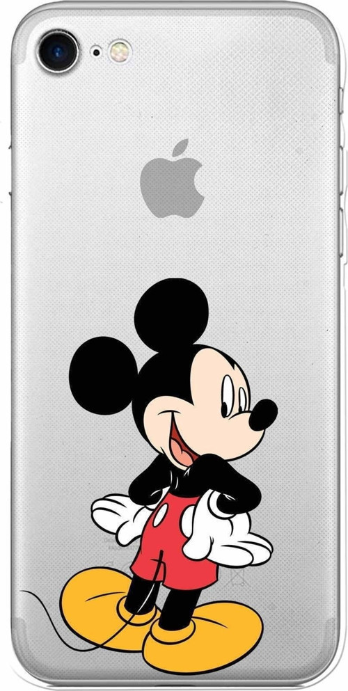 Apple Iphone Se 2022 Uyumlu Kamera Korumalı Kapak Mickey Mouse Tasarımlışeffaf Kılıf