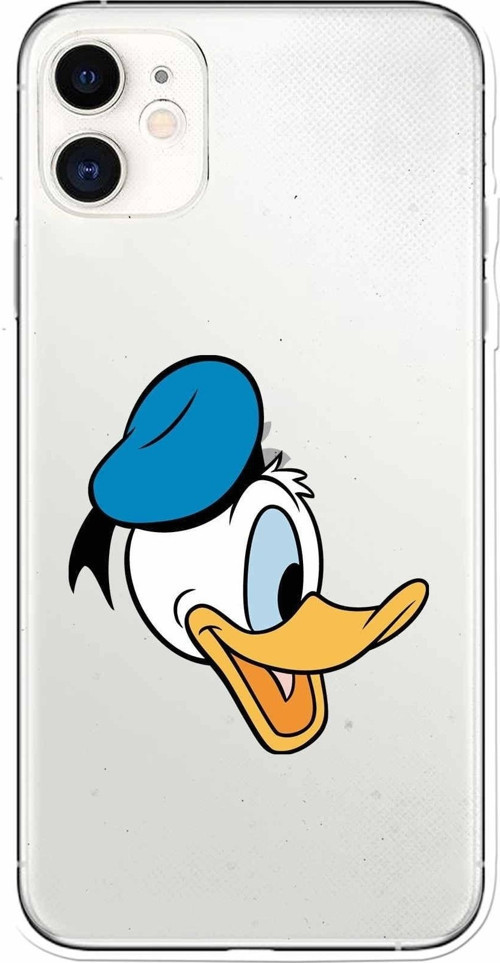 Apple Iphone 11 Uyumlu Kamera Korumalı Kapak Donald Duck Tasarımlışeffaf Kılıf
