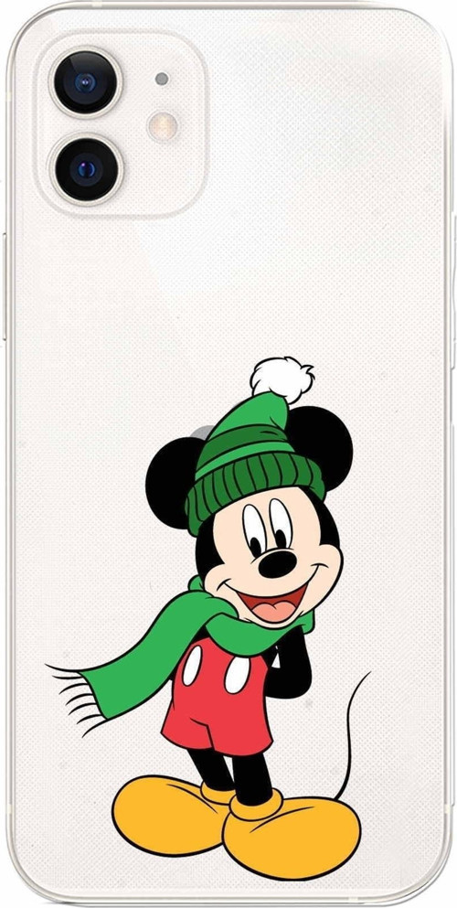 Apple Iphone 12 Mini Uyumlu Kamera Korumalı Kapak Mickey Mouse Tasarımlışeffaf Kılıf