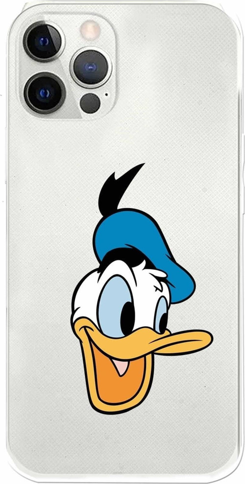 Apple Iphone 12 Pro Uyumlu Kamera Korumalı Kapak Donald Duck Tasarımlışeffaf Kılıf