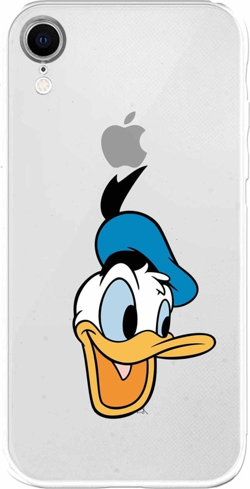 Apple Iphone Xr Uyumlu Kamera Korumalı Kapak Donald Duck Tasarımlışeffaf Kılıf
