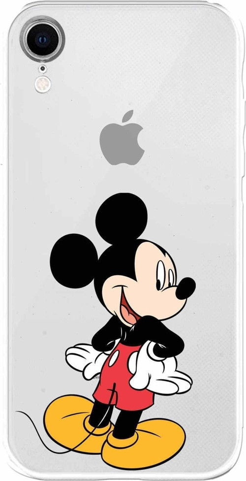 Apple Iphone Xr Uyumlu Kamera Korumalı Kapak Mickey Mouse Tasarımlışeffaf Kılıf