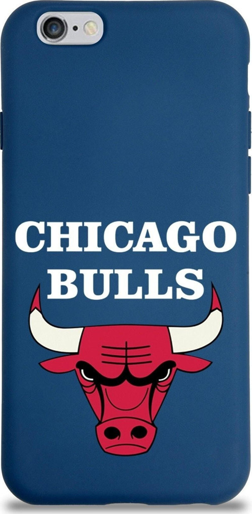Iphone 6 Plus Uyumlu Lansman Kılıf Chicago Bulls Tasarımlı Altı Kapalı Içi Kadife Kaplı Kapak