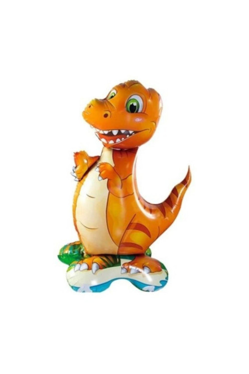 Ayaklı Sevimli Dinozor Şekilli Folyo Balon 1 Adet