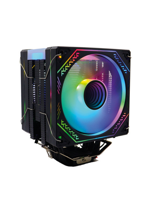 Ice Pro Bp6 Siyah Auto Rainbow Fanlı Kule İşlemci Fanı