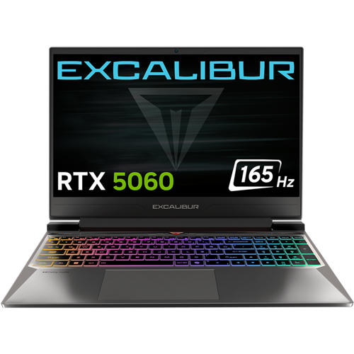 Excalibur G870 Series 2 Core 5-210H 24GB 1TB 8GB RTX5060 15.6" W11P Gaming Laptop G870.210H-CF60R-C