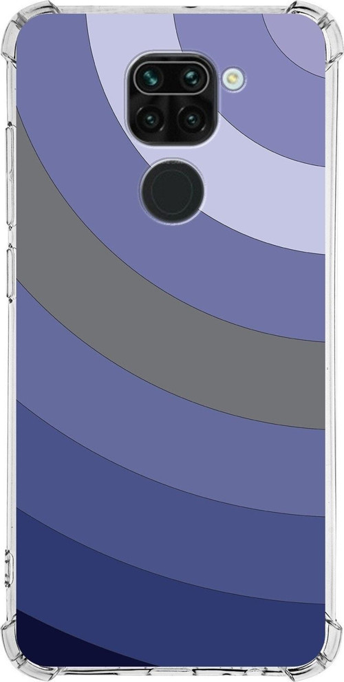 Xiaomi Redmi Note 9 Köşe Korumalı Antişok Kapak Renk Cümbüşü Tasarımlı Şeffaf Silikon Kılıf