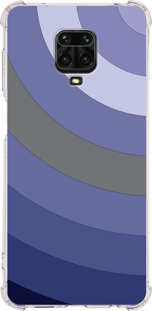 Xiaomi Redmi Note 9 Pro Köşe Korumalı Antişok Kapak Renk Cümbüşü Tasarımlı Şeffaf Silikon Kılıf