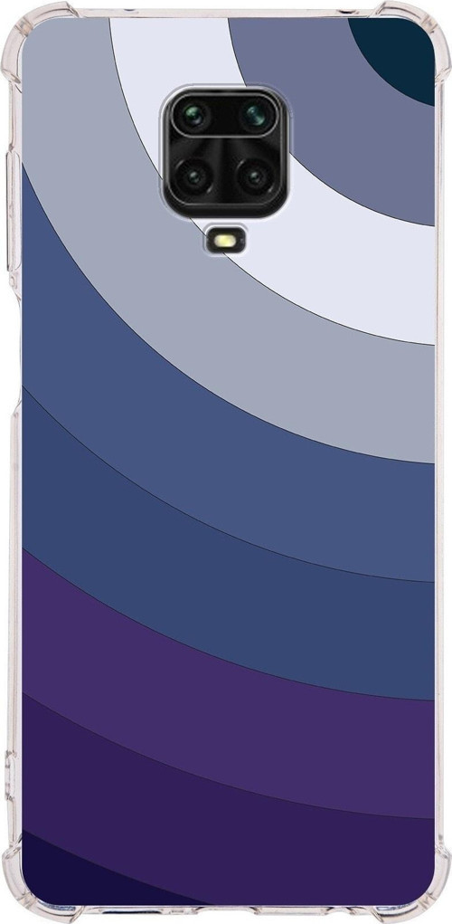 Xiaomi Redmi Note 9 Pro Köşe Korumalı Antişok Kapak Renk Cümbüşü Tasarımlı Şeffaf Silikon Kılıf