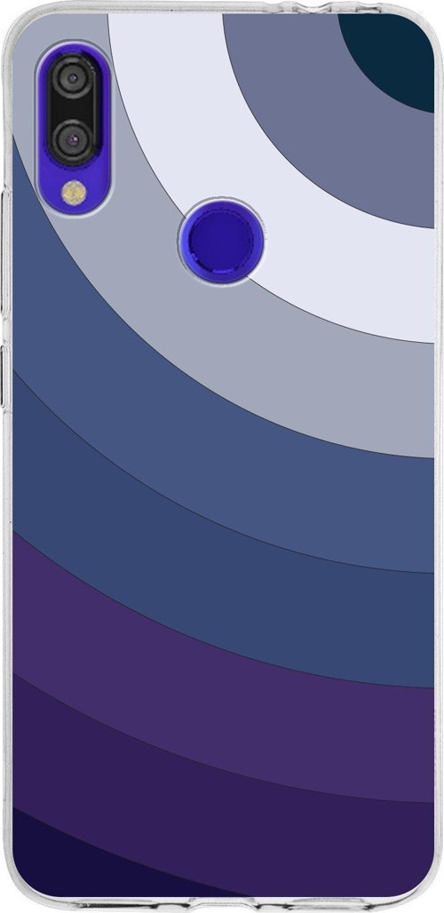 Xiaomi Redmi Note 7 Pro Uyumlu Kapak Renk Cümbüşü Tasarımlı Şeffaf Silikon Kılıf
