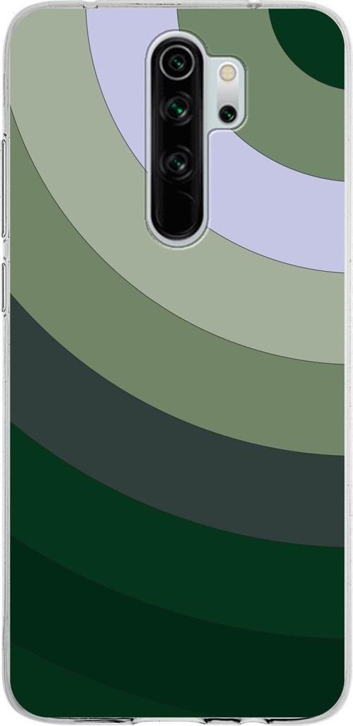 Xiaomi Redmi Note 8 Pro Uyumlu Kapak Renk Cümbüşü Tasarımlı Şeffaf Silikon Kılıf