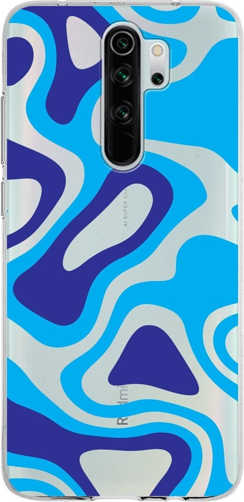 Xiaomi Redmi Note 8 Pro Uyumlu Kapak Renkli Desen Tasarımlı Şeffaf Silikon Kılıf
