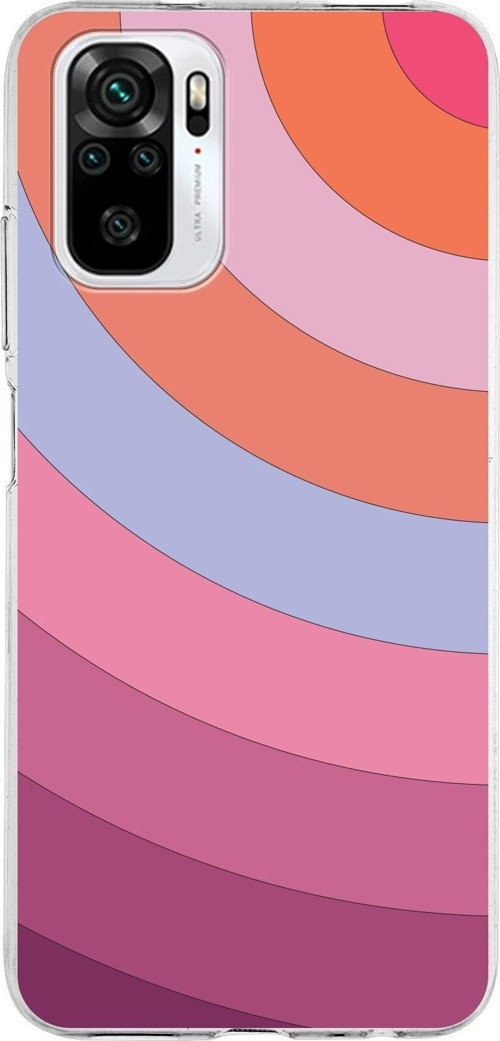Xiaomi Redmi Note 10 Uyumlu Kapak Renk Cümbüşü Tasarımlı Şeffaf Silikon Kılıf