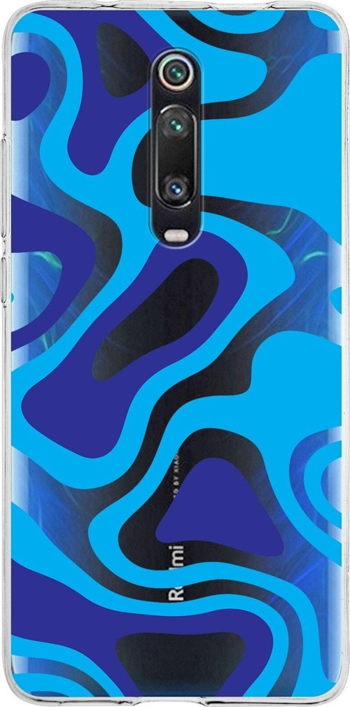 Xiaomi Redmi K20 Pro Uyumlu Kapak Renkli Desen Tasarımlı Şeffaf Silikon Kılıf