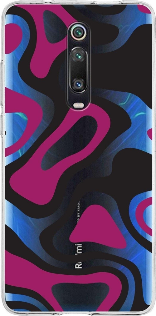 Xiaomi Redmi K20 Pro Uyumlu Kapak Renkli Desen Tasarımlı Şeffaf Silikon Kılıf