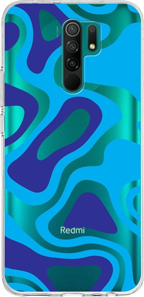 Xiaomi Redmi 9 Uyumlu Kapak Renkli Desen Tasarımlı Şeffaf Silikon Kılıf