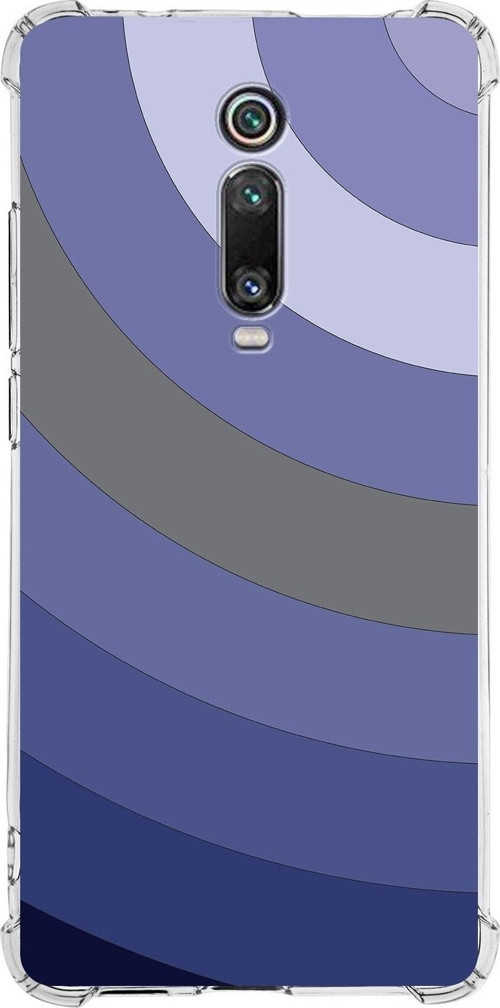 Xiaomi Mi 9T Pro Köşe Korumalı Antişok Kapak Renk Cümbüşü Tasarımlı Şeffaf Silikon Kılıf