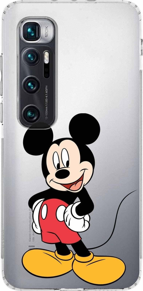 Xiaomi Mi 10 Ultra Kamera Korumalı Kapak Mickey Mouse Tasarımlı Şeffaf Kılıf