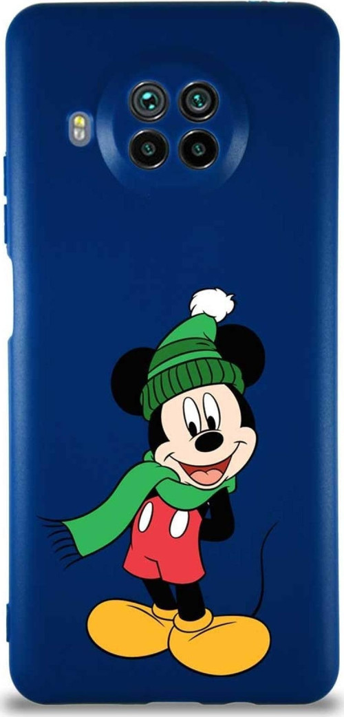 Xiaomi Mi 10T Lite Soft Premier Kapak Mickey Mouse-G Tasarımlı Silikon Kılıf - Lacivert