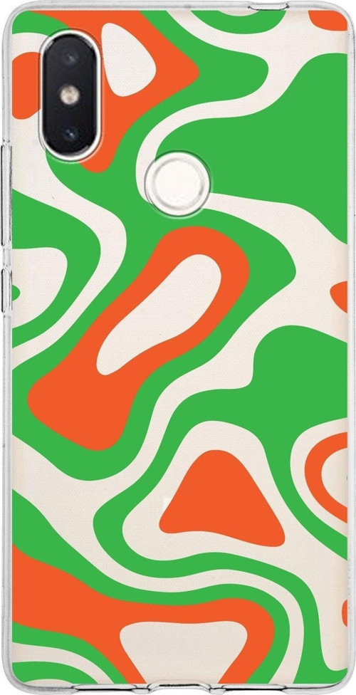 Xiaomi Mi 8 Se Uyumlu Kapak Renkli Desen Tasarımlı Şeffaf Silikon Kılıf