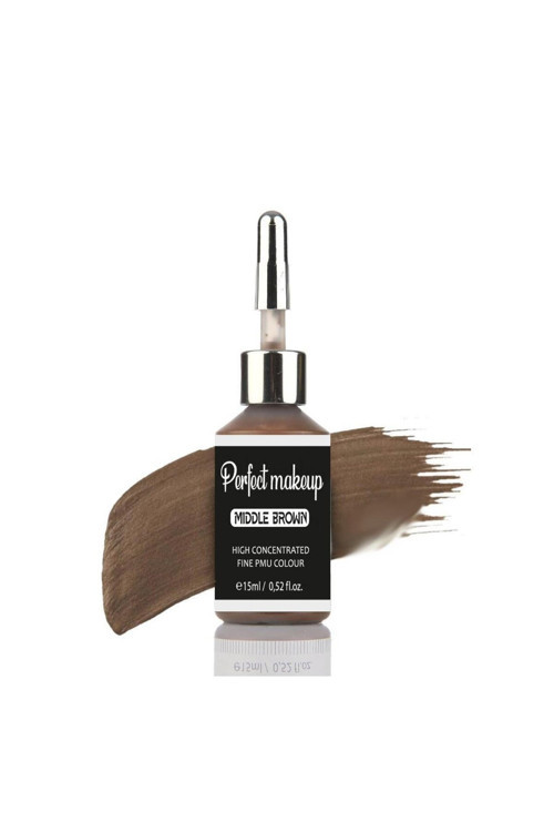 Perfect Make Up Kalıcı Makyaj Boyası 15 Ml Mıddle Brown