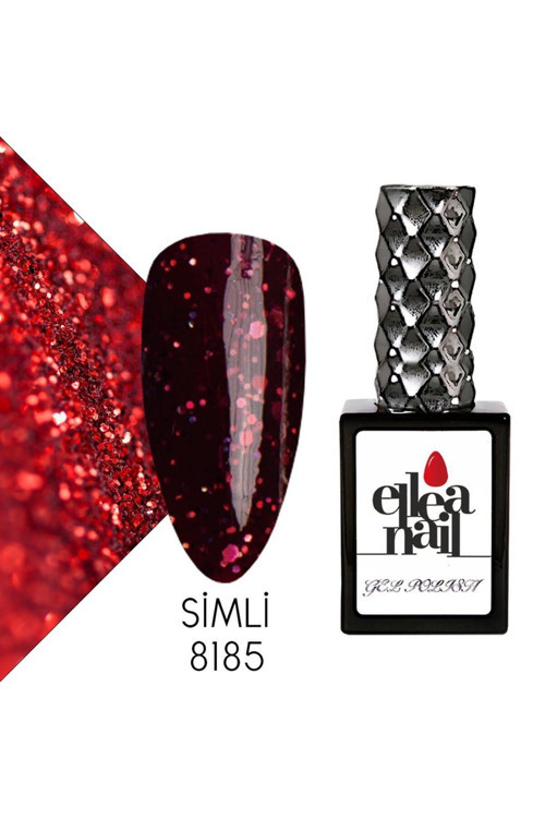 Simli Kalıcı Oje 8185