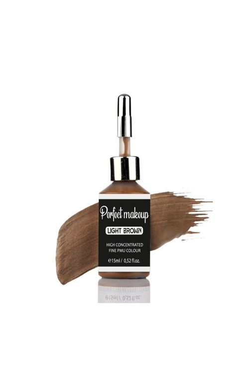 Perfect Make Up Kalıcı Makyaj Boyası 15 Ml Lıght Brown