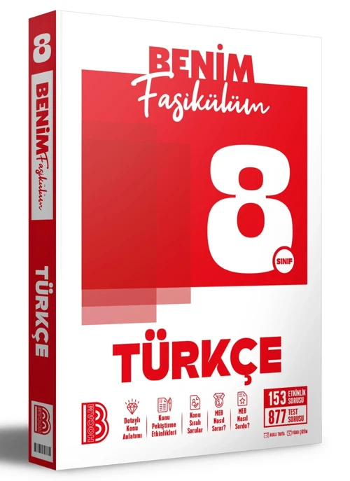 Benim Hocam 8. Sınıf Türkçe Benim Fasikülüm Benim Hocam Yayınları