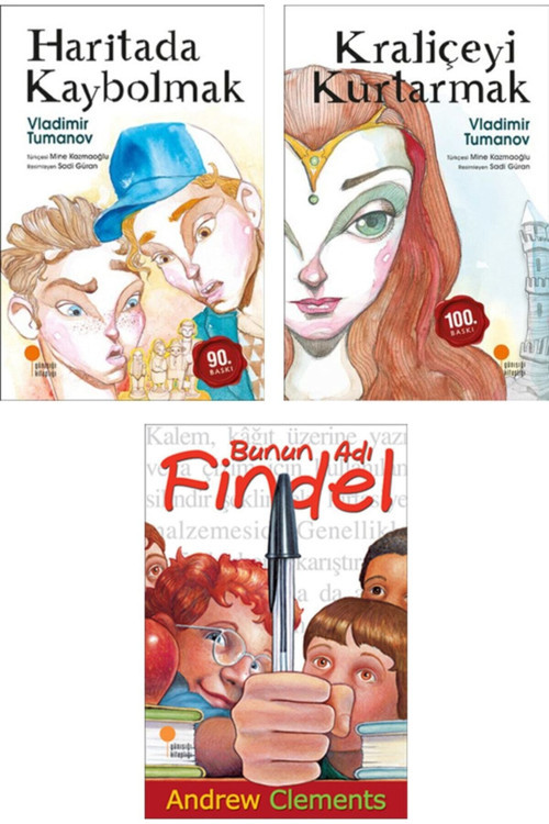 Haritada Kaybolmak + Kraliçeyi Kurtarmak + Bunun Adı Findel / 3 Kitap Set