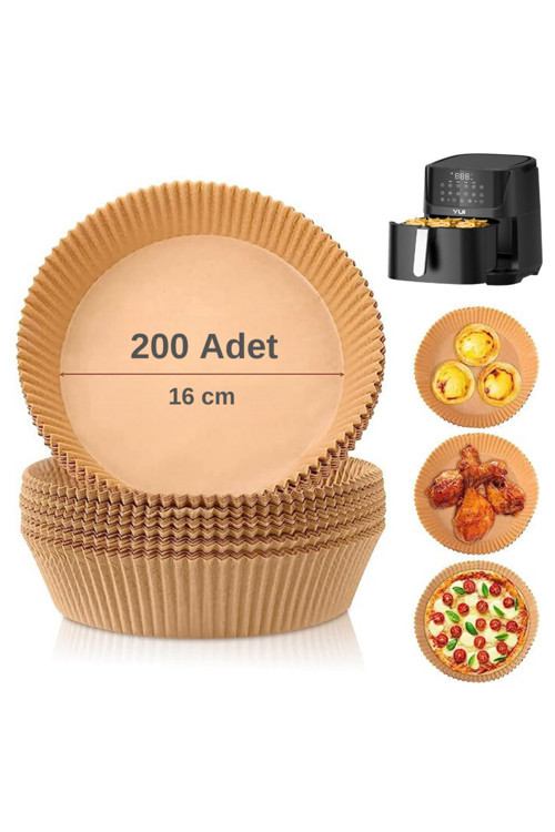 Xiaomi, Philips, Arzum, Tefal, Kumtel Uyumlu 16cm Hava Fritözü Airfryer Pişirme Kağıdı