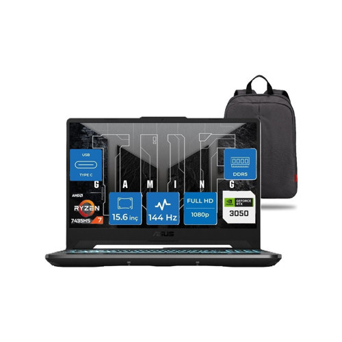 Tuf Gaming A15 FA506NCR Amd Ryzen 7 7435HS 32GB Ddr5 1tb SSD RTX3050 4gb 15.6" Fhd 144HZ Windows 11 Pro Taşınabilir Bilg
